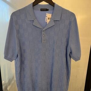 Beautiful Light Blue Paul Fredrick Polo XL, New w/tags